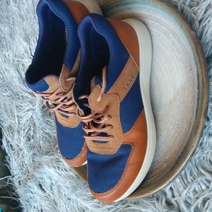 Blue and mustard Traq sneakers size 41